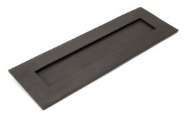 83962 From The Anvil Aged Bronze Letterplate - Large - Size&colon; 324x108mm - C&sol;C&colon; 292mm - Aperture&colon; 258x44mm