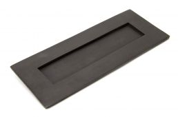 83961 From The Anvil Aged Bronze Small Letterplate - Size&colon; 265x108mm - C&sol;C&colon; 232mm - Aperture&colon; 198x44mm