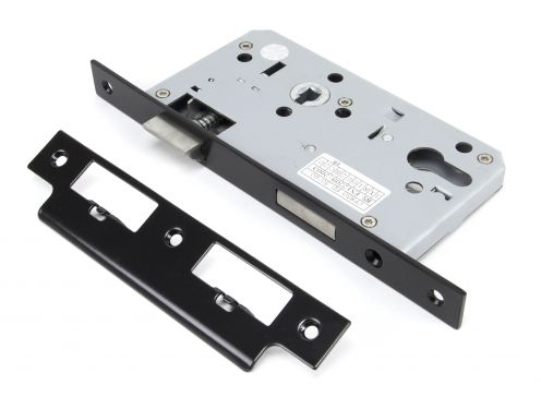 Click Here To Enlarge This Photo Of 90058 From The Anvil Black 60mm Backset 72mm Centre - Euro Sashlock