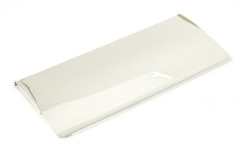 Click Here To Enlarge This Photo Of 90290 From The Anvil Polished Nickel Letterplate Cover - Small - 265x130mm