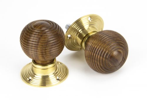 Click Here To Enlarge This Photo Of 91792 From The Anvil Rosewood and PB Cottage Mortice&sol;Rim Knob Set - Small