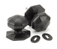 91499 From The Anvil External Beeswax Octagonal Mortice&sol;Rim Knob Set - Large