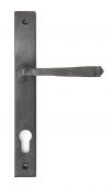 91484 From The Anvil External Beeswax Avon Slimline Lever Espag&period; Lock Set  - 92mm Centres - 212mm Screw Centres