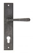91485 From The Anvil External Beeswax Avon Lever Espag&period; Lock Set  - 92mm Centres - 215mm Screw Centres