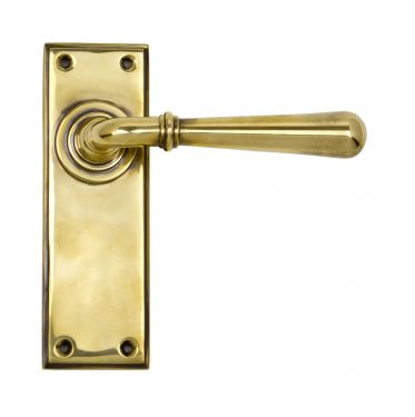 Click Here To Enlarge This Photo Of 91415 From The Anvil Aged Brass Newbury Lever Latch Set