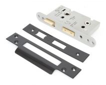 91107 From The Anvil Black 2&period;5" Heavy Duty Bathroom Mortice Lock