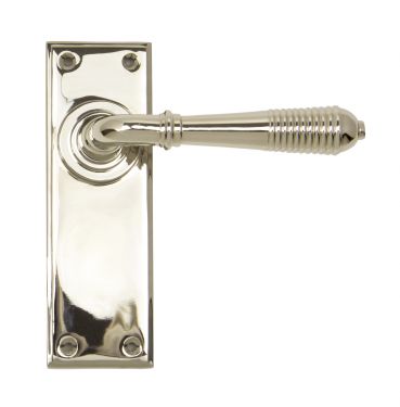 Click Here To Enlarge This Photo Of 33325 From The Anvil Polished Nickel Reeded Lever Latch Set
