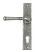 45129 From The Anvil Pewter Regency Lever Espag&period; Lock Set  - 92mm Centres - 215mm Screw Centres